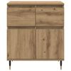 vidaXL Credenza con cassetto Rovere artigianale 60 x 35 x 70 cm