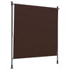 vidaXL Tenda a Rullo Esterna Marrone 120 x 270 cm