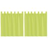 vidaXL Tende in Voile con Linguetta 2 pz Verde Mela