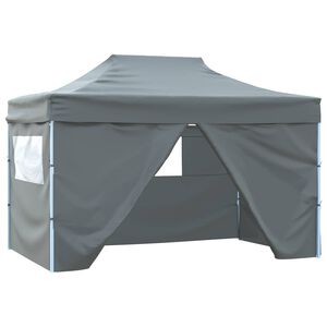 vidaXL Tenda Party Antracite 280 x 410 x 315 cm Tessuto Oxford