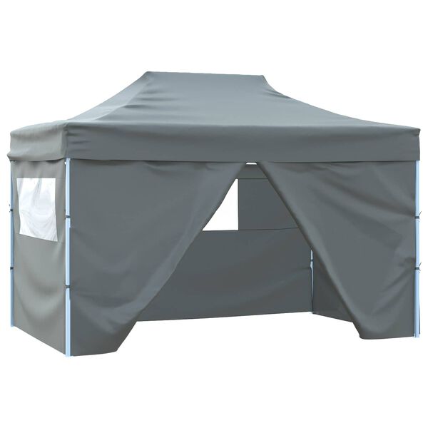 vidaXL Tenda Party Antracite 280 x 410 x 315 cm Tessuto Oxford