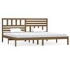 vidaXL Giroletto senza Materasso Ambra in Legno di Pino 200x200 cm