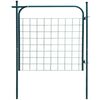vidaXL Cancello per Recinzione da Giardino 100x100 cm Verde