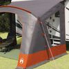 vidaXL Tenda per Caravan Grigio e arancione 410 x 275 x 245 cm