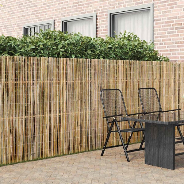 vidaXL Recinzione in bamb&ugrave; Naturale 400 x 150 cm Bamb&ugrave;