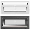 vidaXL Finestra per Soffitta RISOR 90 x 40 cm PVC e Vetro Antracite