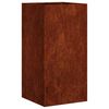 vidaXL Vaso da giardino Ruggine 40 x 40 x 80 cm