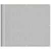 vidaXL Paravento Balcone Grigio chiaro 90x700cm 100% Poliestere Oxford