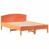 vidaXL Letto senza Materasso Marrone Cera 140x190 cm in Legno di Pino