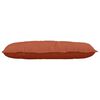 vidaXL Cuscino per Schiena Rosso Arancio 100 x 50 cm Tessuto in Cords