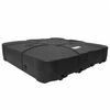 vidaXL Base per Ombrellone a Braccio 150 Nero Quadrato