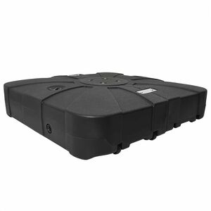 vidaXL Base per Ombrellone a Braccio 150 Nero Quadrato