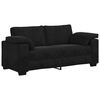 vidaXL Divano Divanetto Nero 180x77x82 cm in Velluto