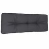 vidaXL Cuscino per Pallet Antracite 120x40x12 cm in Tessuto