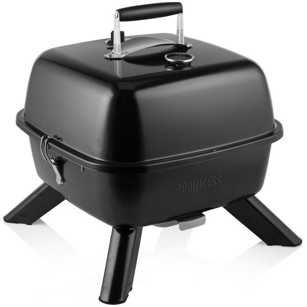 Princess Griglia Barbecue Ibrida Portatile 2000 W Nera
