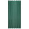vidaXL Pannelli Tetto 12pz Acciaio Zincato Verde 80x36 cm