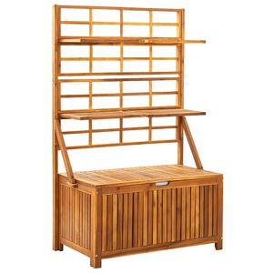 vidaXL Contenitore con Traliccio 99x55x160 cm in Legno Acacia
