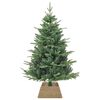 vidaXL Collare per Albero di Natale Marrone 50 x 50 x 25 cm seagrass