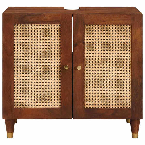 vidaXL Armadio sottolavello Marrone 62 x 33 x 58 cm Legno multistrato