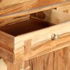 vidaXL Credenza 100x40x175 cm in Legno Massello d'Acacia