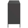vidaXL Credenza Nera 101,5x39x73,5 cm in Acciaio Laminato a Freddo