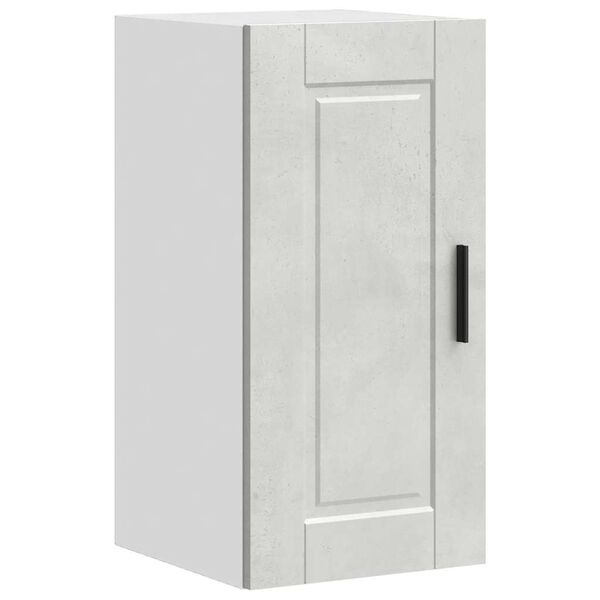 vidaXL Pensile da Cucina Porto Grigio Cemento in Legno Multistrato