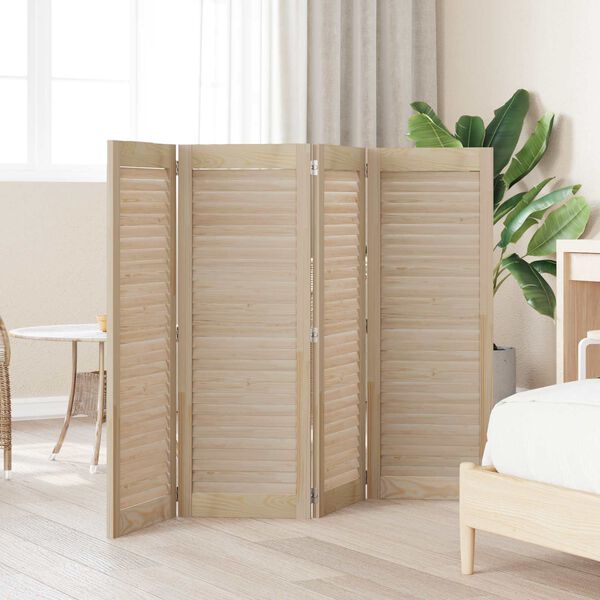 vidaXL Porta per Armadio con porta 4 pcs Naturale 110 x 2,1 x 39,5 cm