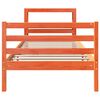 vidaXL Letto senza Materasso Marrone Cera 90x200 cm Legno di Pino