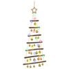 vidaXL Albero di Natale appeso con palle 90 cm 30 LED Multicolore