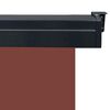 vidaXL Tendalino Laterale per Balcone 65x250 cm Marrone