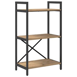 vidaXL Libreria 3 livelli 56 x 34 x 96 cm Legno ingegnerizzato