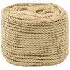 vidaXL Corda multiuso 6 mm 100 m Naturale PP 240 kg Carico massimo