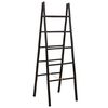 vidaXL Scala per coperte a doppio lato Nero 50 x 50 x 159 cm Bamb&ugrave;
