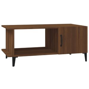 vidaXL Tavolino da Salotto Rovere Marrone 90x50x40cm Legno Multistrato