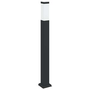 vidaXL Lampada a paletto 80 cm Nera IP44