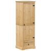 vidaXL Armadio Corona 55x50x170 cm in Legno Massello di Pino