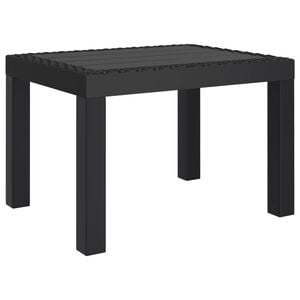 vidaXL Tavolo da Giardino Antracite 59x47x40 cm in PP