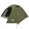 vidaXL Tenda da Campeggio a Cupola 3 Persone Verde Oliva Impermeabile