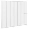 vidaXL 7 Pannelli pieghevoli con porta-asciugamano 140 x 168 cm doccia bagno