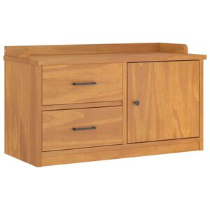 vidaXL Panca da Corridoio SANDNES 87x40x50 cm Legno Massello di Pino