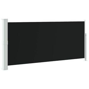 vidaXL Tenda da Sole Laterale Retrattile 140 x 300 cm Nera