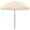 vidaXL Ombrellone da Spiaggia 205 x 205 x 210 cm Poliestere e Acciaio