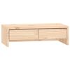 vidaXL Supporto per Monitor 50x27x15 cm in Legno Massello di Pino
