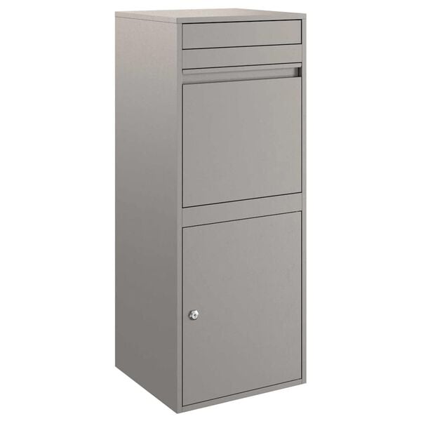 vidaXL Cassetta per pacchi con archiviazione Ruggine 41 x 38 x 103 cm
