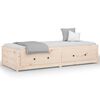 vidaXL Dormeuse 90x190 cm Single in Legno Massello di Pino