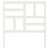 vidaXL Testiera per Letto Bianca 96x4x104 cm in Legno Massello di Pino