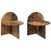 vidaXL Comodino 2 pz Legno antico 40 x 35,5 x 45,5 cm