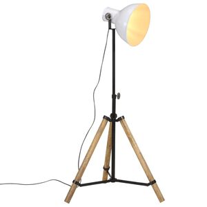 vidaXL Lampada da Terra 25 W Bianca 75x75x90-150 cm E27