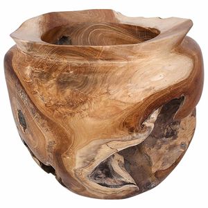 vidaXL Portafrutta JEPARA Marrone Teak &Oslash; 35 cm