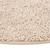 vidaXL Tappeto Shaggy Antiscivolo Crema 90 x 90 cm PP